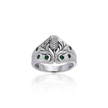 Scottish Thistle Ring TRI354 - Jewelry